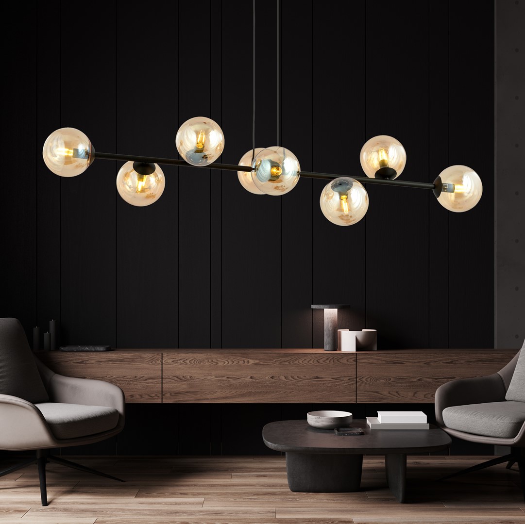 Hanglamp Stauntino Zwart Ø14 cm - Afbeelding 3