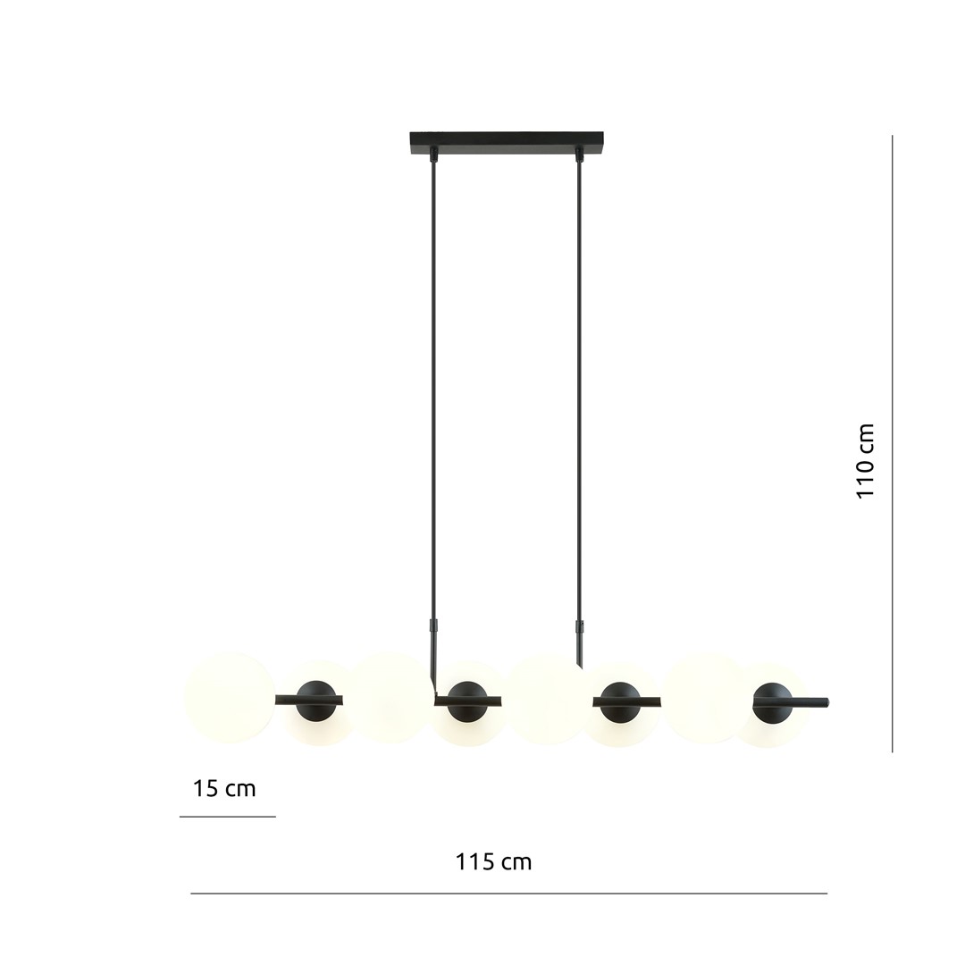 Hanglamp Grodund Zwart Ø15 cm - Afbeelding 4