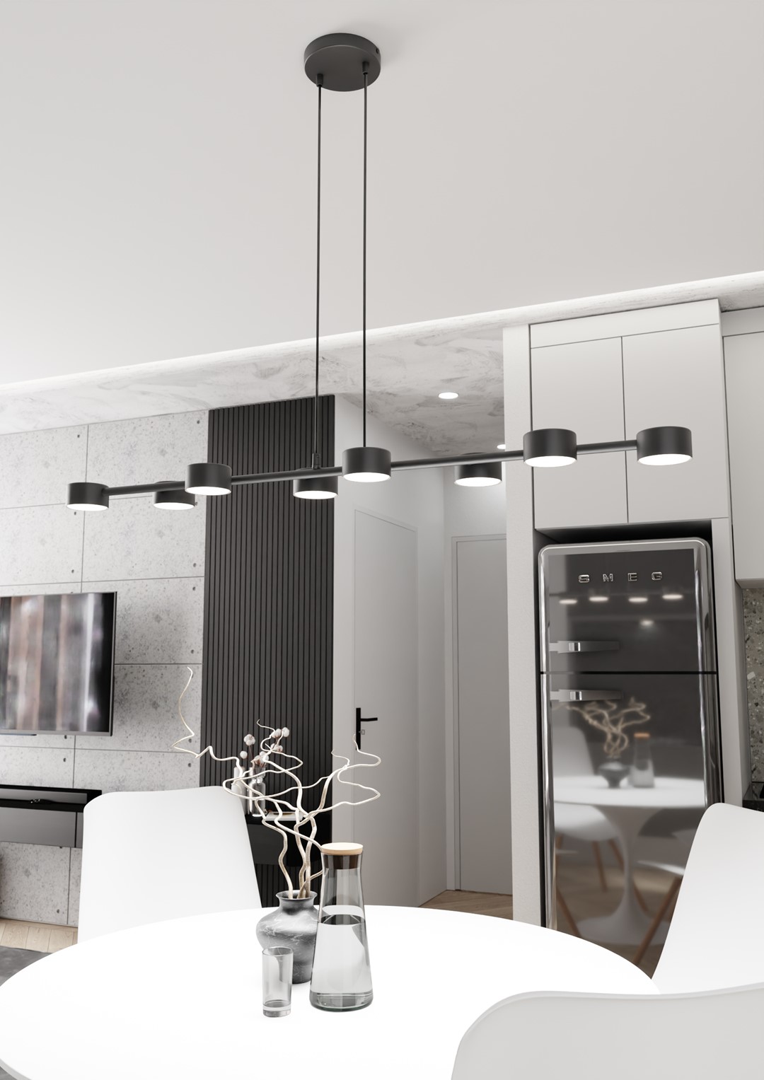 Hanglamp Fluvil Zwart - Afbeelding 4