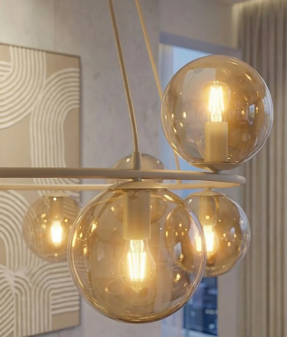 Hanglamp Brallone Beige Ø14 cm - Afbeelding 4