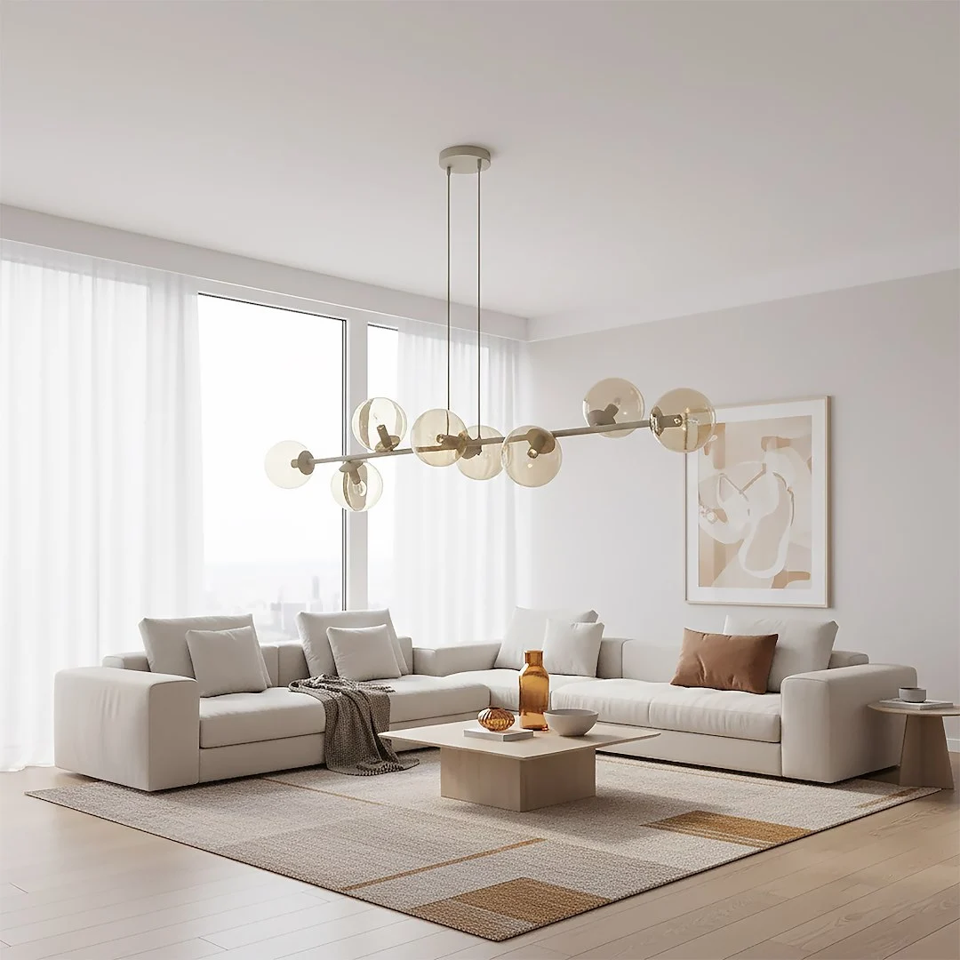 Hanglamp Joormund Beige Ø14 cm - Afbeelding 4