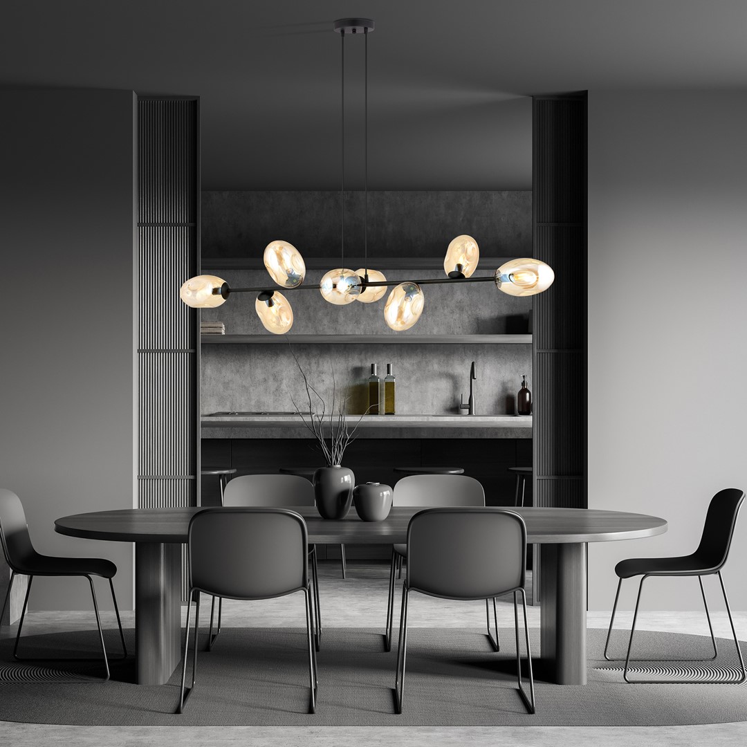 Hanglamp Kondia Zwart Ø12 cm - Afbeelding 4