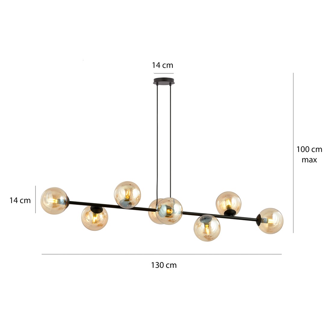 Hanglamp Stauntino Zwart Ø14 cm - Afbeelding 4