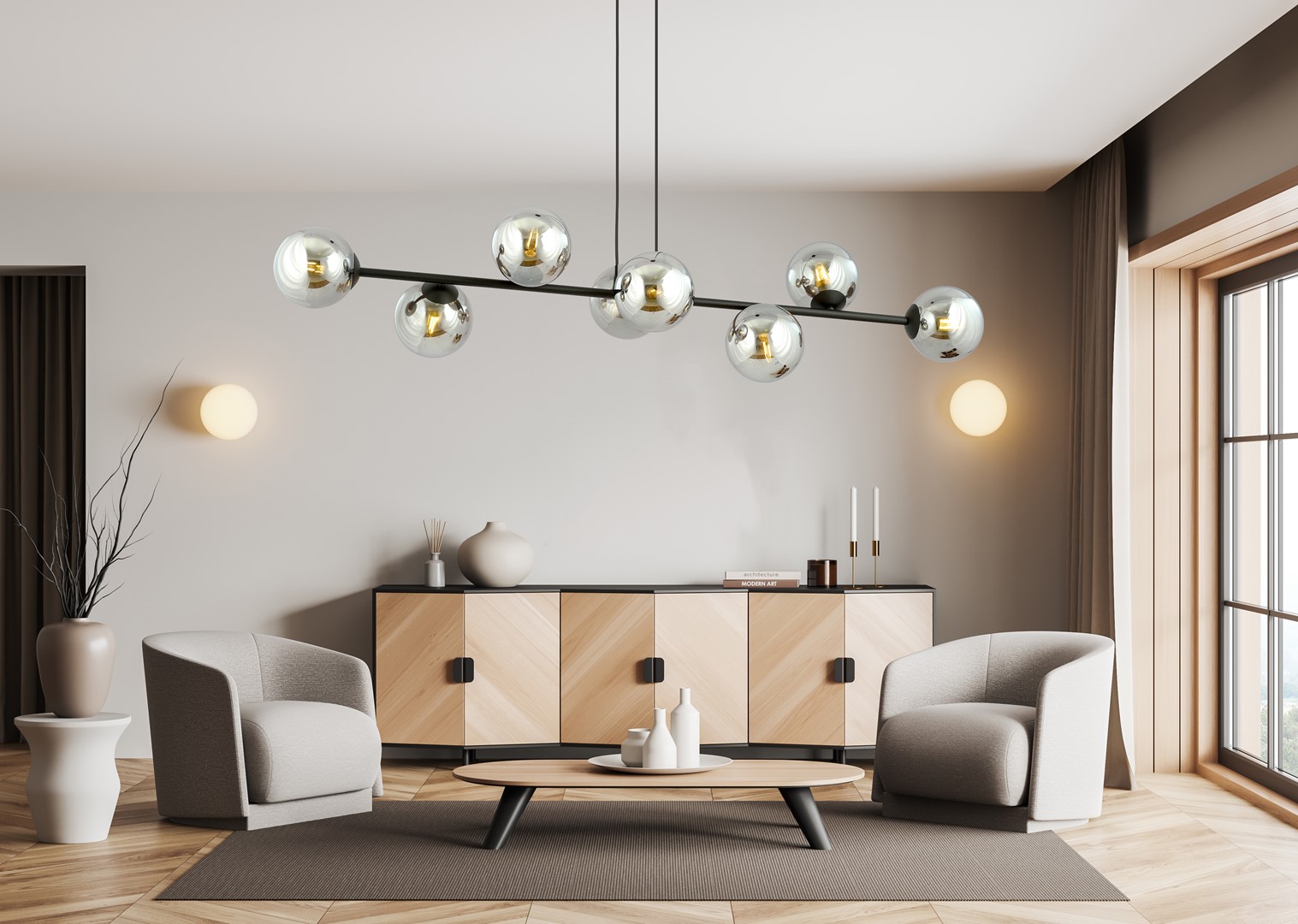 Hanglamp Privund Zwart Ø14 cm - Afbeelding 4