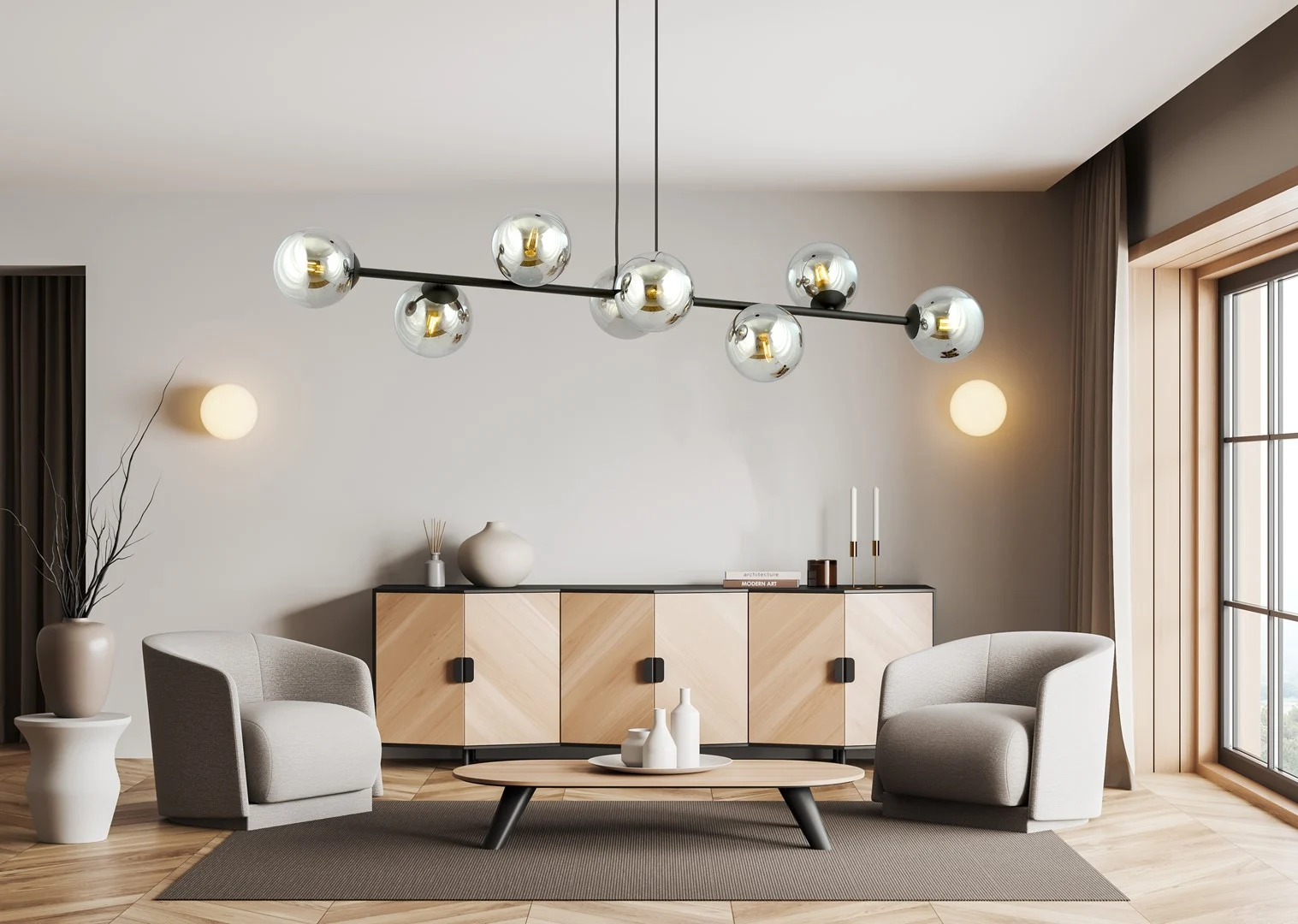 Hanglamp Privund Zwart Ø14 cm - Afbeelding 4