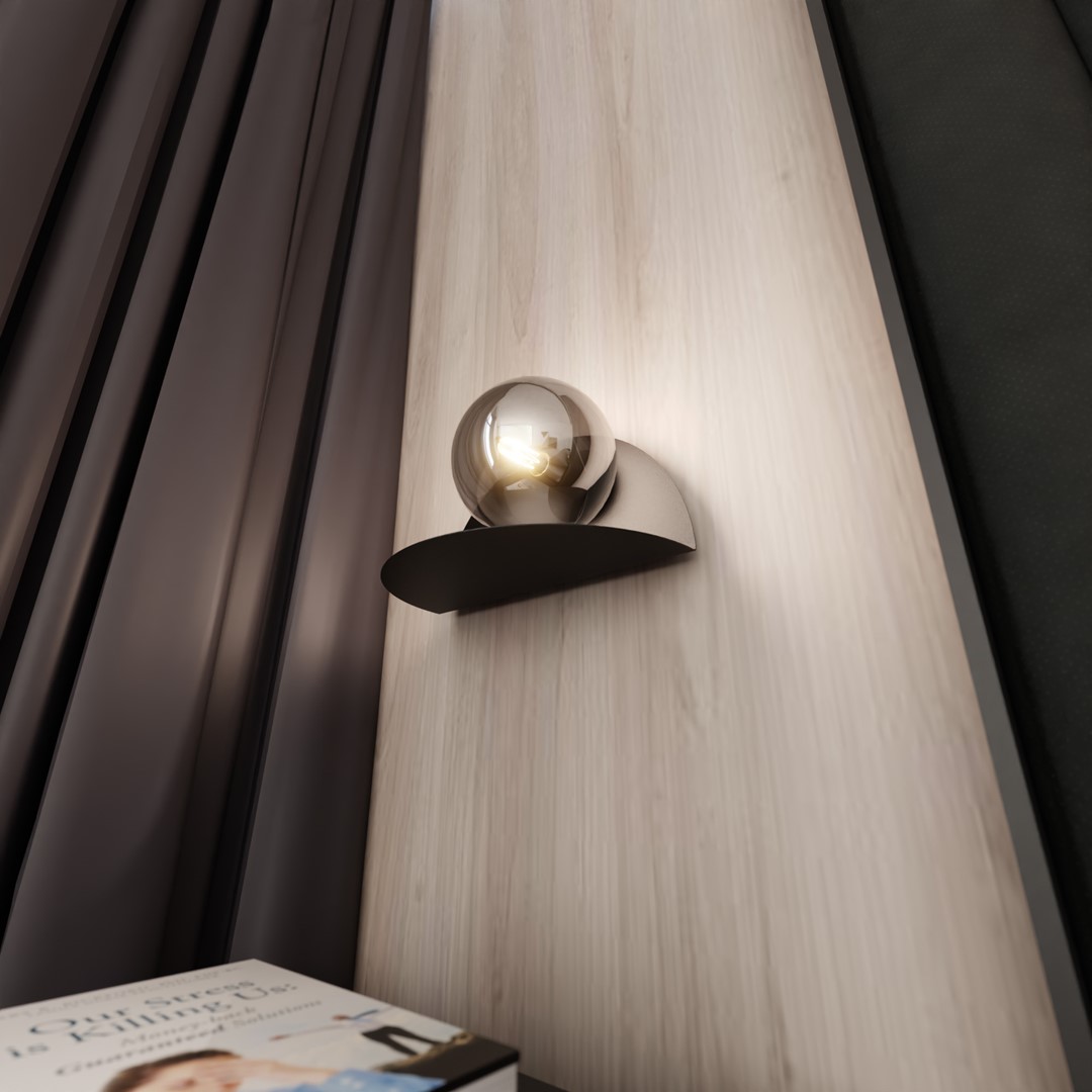 Decoratie Zuntello Staal Zwart - Afbeelding 4