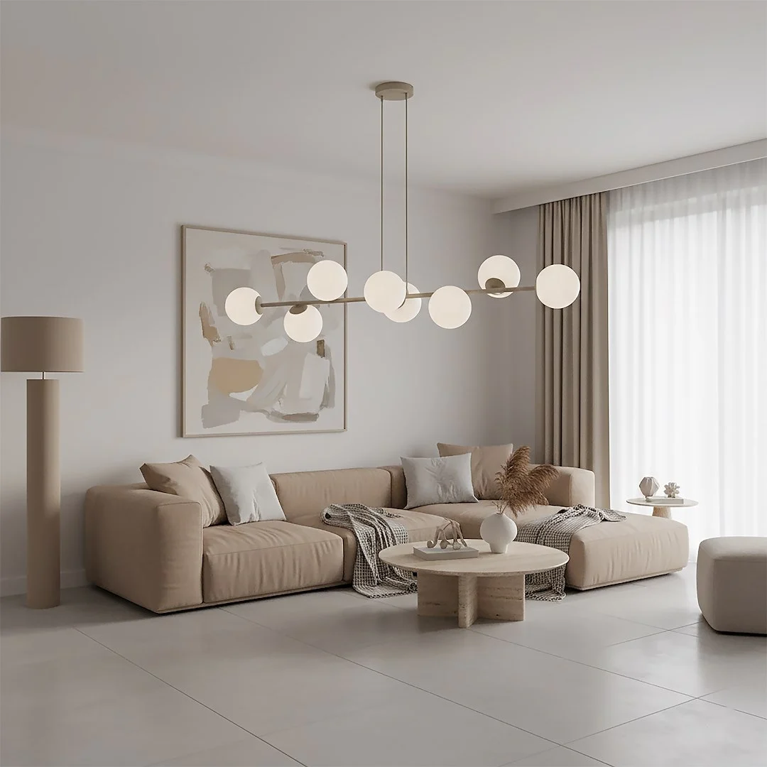 Hanglamp Vauraro Beige Ø14 cm - Afbeelding 5