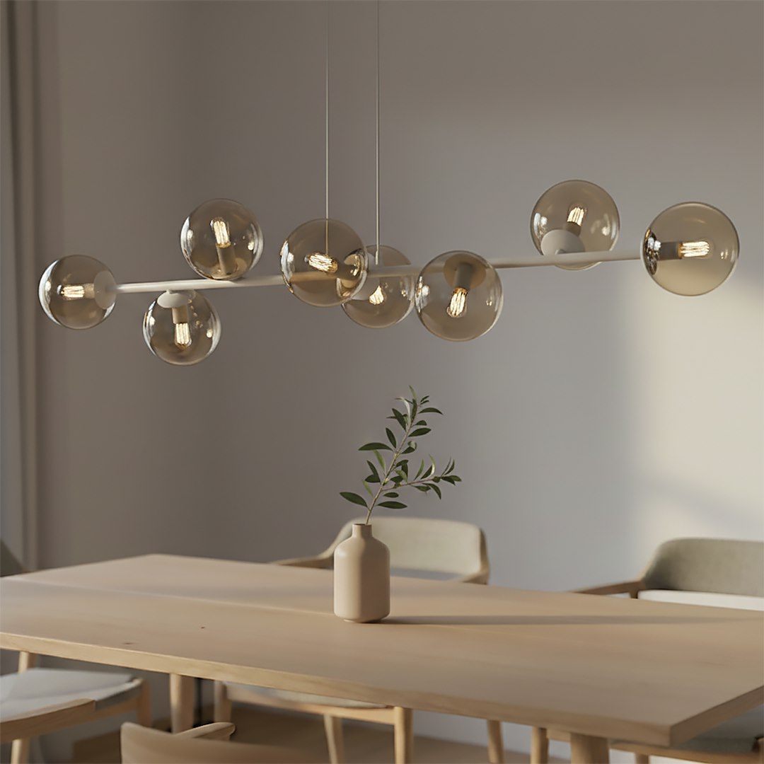 Hanglamp Joormund Beige Ø14 cm - Afbeelding 5