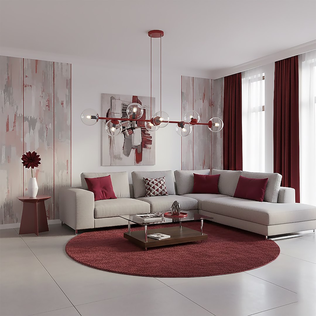 Hanglamp Treilvond Bordeaux Ø14 cm - Afbeelding 5