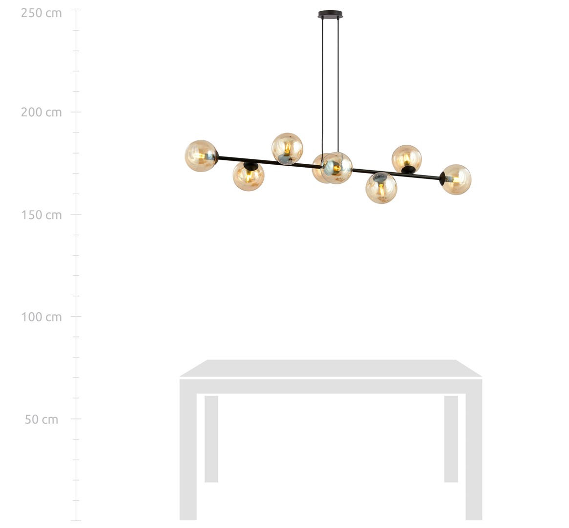 Hanglamp Stauntino Zwart Ø14 cm - Afbeelding 5