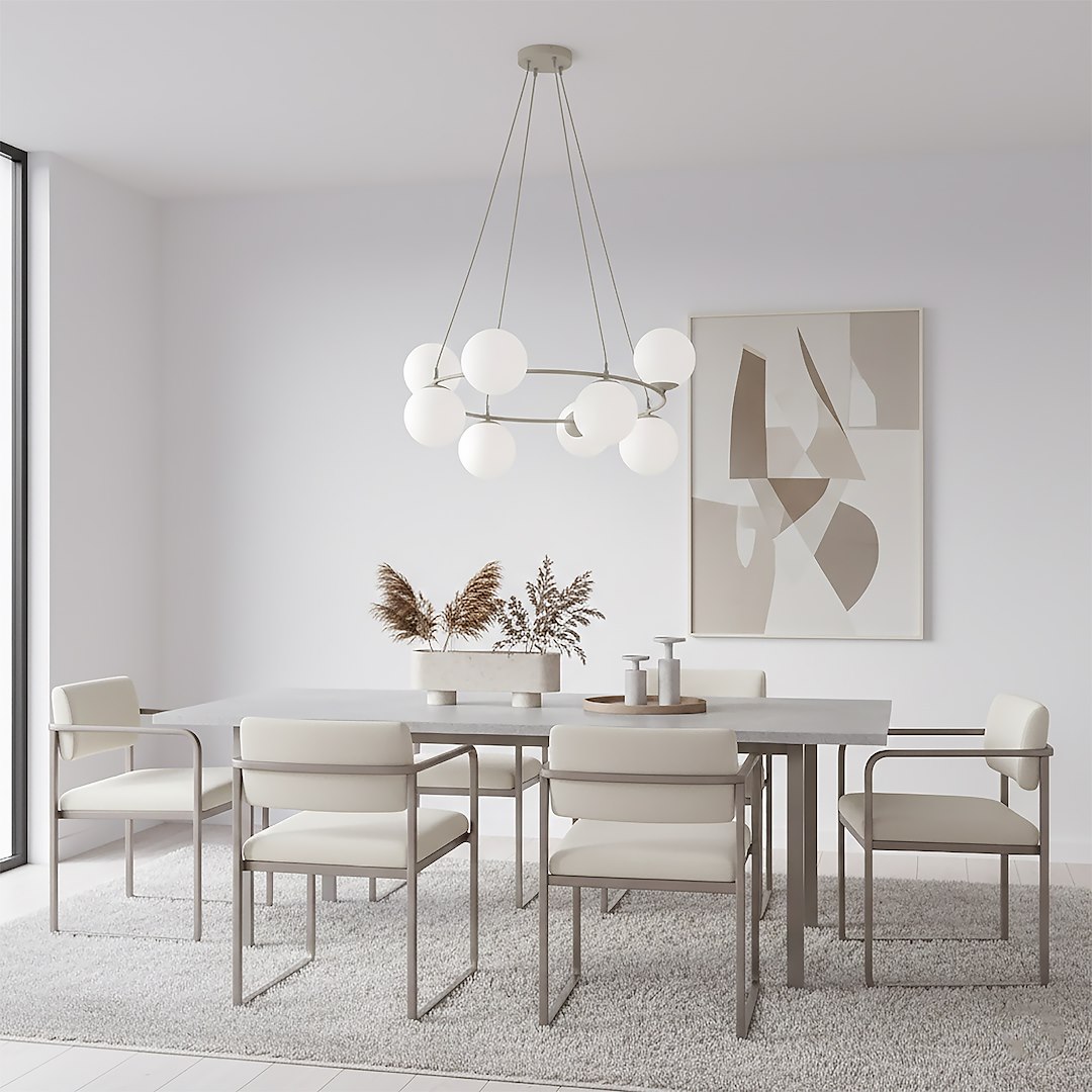 Hanglamp Geenio Beige Ø14 cm - Afbeelding 6