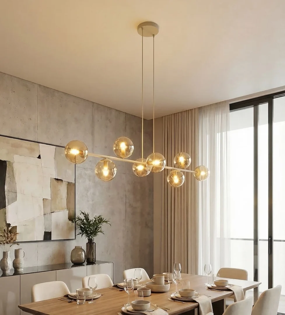 Hanglamp Joormund Beige Ø14 cm - Afbeelding 6