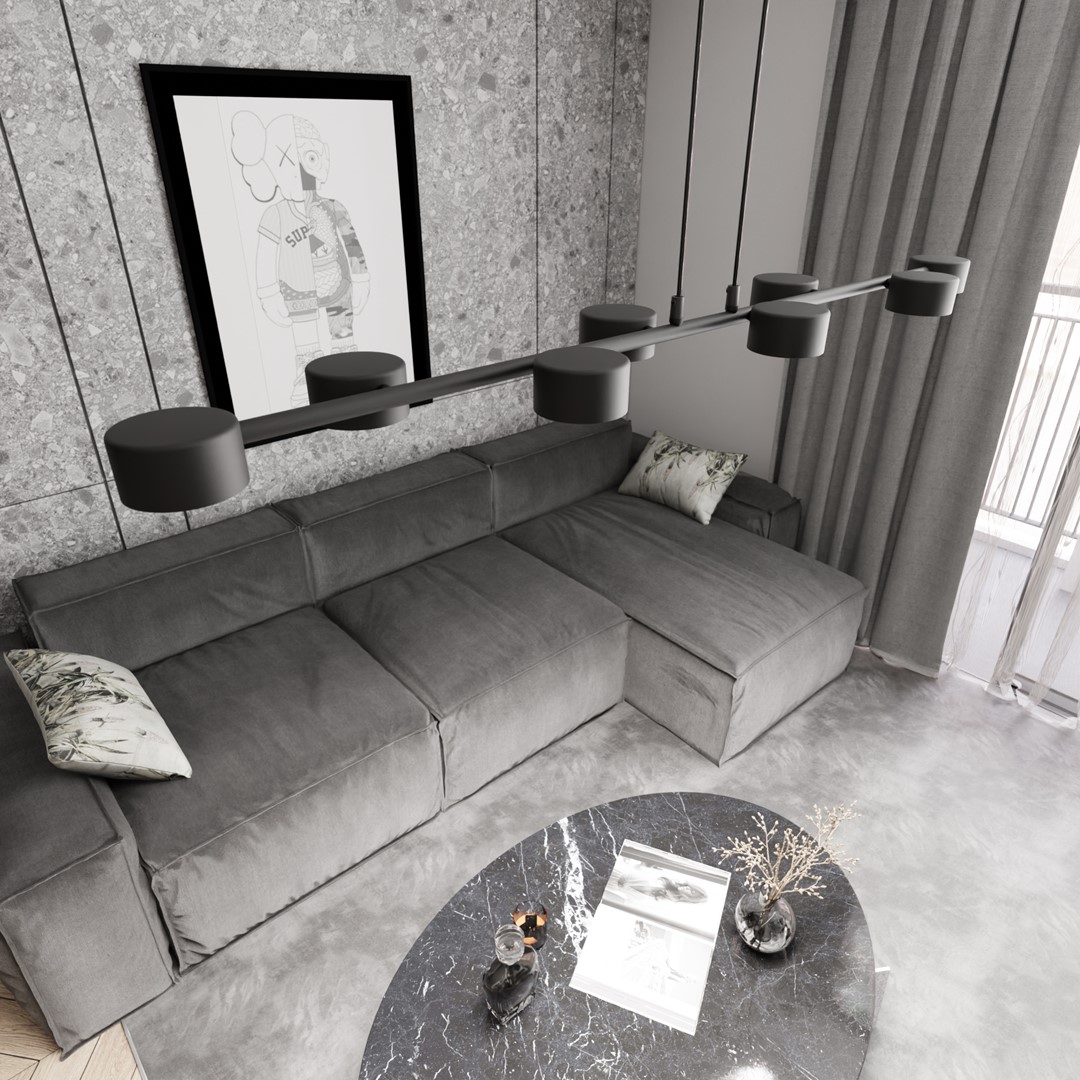 Hanglamp Fluvil Zwart - Afbeelding 6