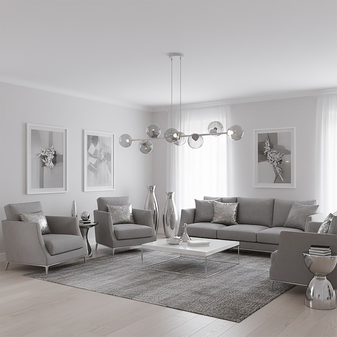 Hanglamp Jaamo Grijs Ø14 cm - Afbeelding 7