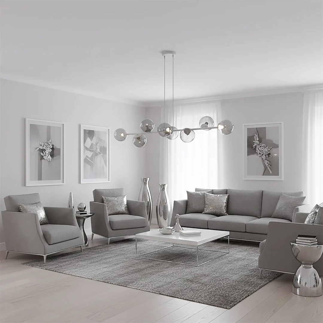 Hanglamp Jaamo Grijs Ø14 cm - Afbeelding 7