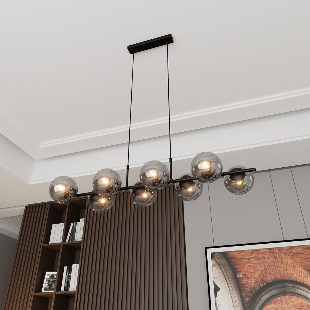 Hanglamp Fiebone Zwart Ø14 cm - Afbeelding 7