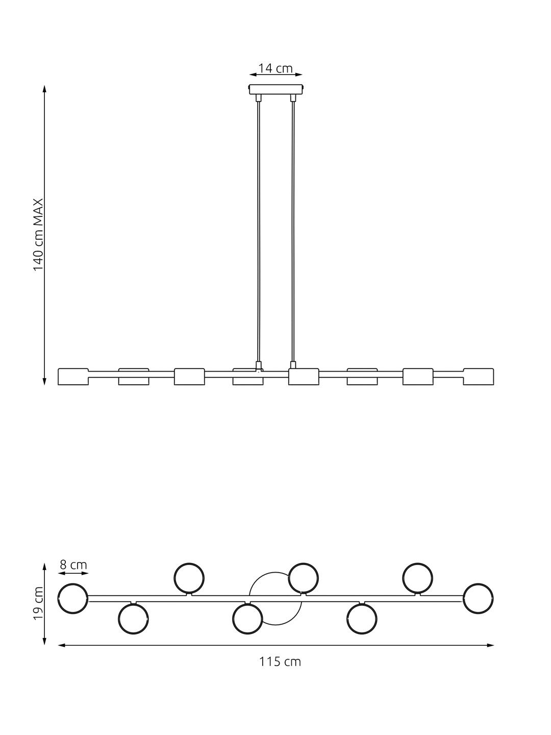 Hanglamp Fluvil Zwart - Afbeelding 7