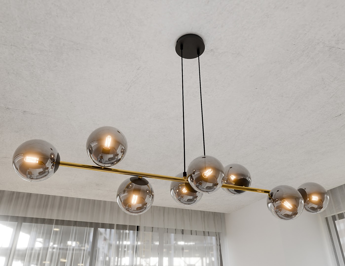 Hanglamp Launsy Zwart Ø14 cm - Afbeelding 7