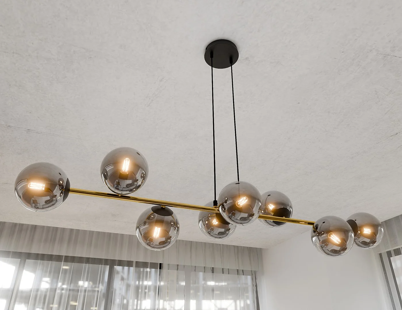 Hanglamp Launsy Zwart Ø14 cm - Afbeelding 7