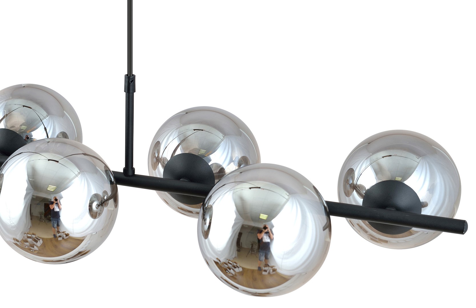 Hanglamp Fiebone Zwart Ø14 cm - Afbeelding 10