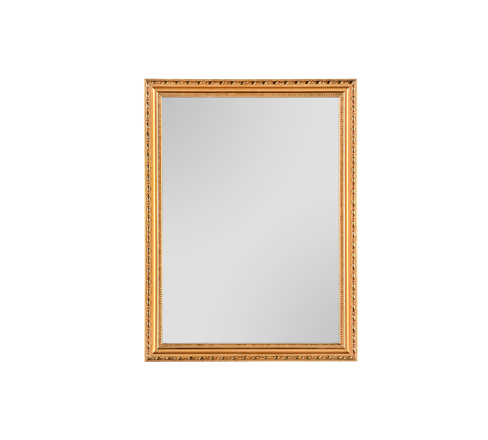 Spiegel Haamella Goud 45x34 cm - Afbeelding 2