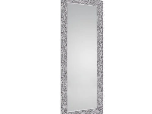 Spiegel Zinnena kunststof 150x50 cm, rechthoekig met slanke lijst en verticale montage voor hal of slaapkamer