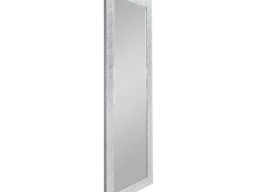 Spiegel Teinno Chroom 150 x 50 cm met strak wit-chroom frame en slank, verticaal ontwerp