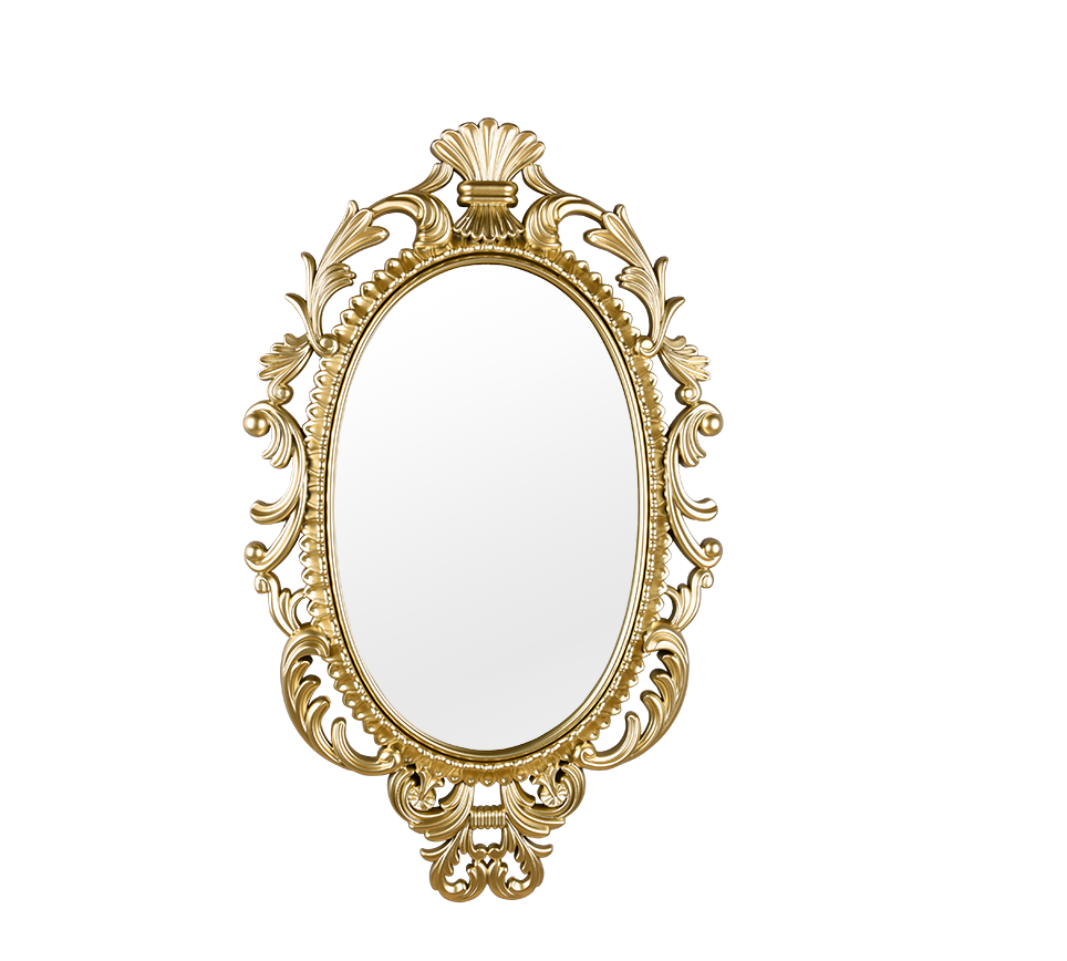 Spiegel Komea Goud 73x44,5 cm - Afbeelding 2