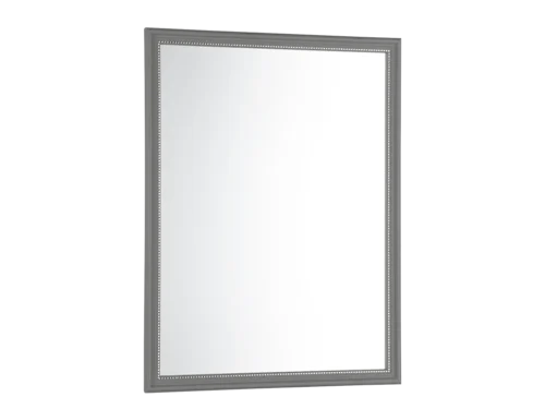 Spiegel Steirmol grijs 45 x 34 cm met kunststof frame en strak rechthoekig ontwerp