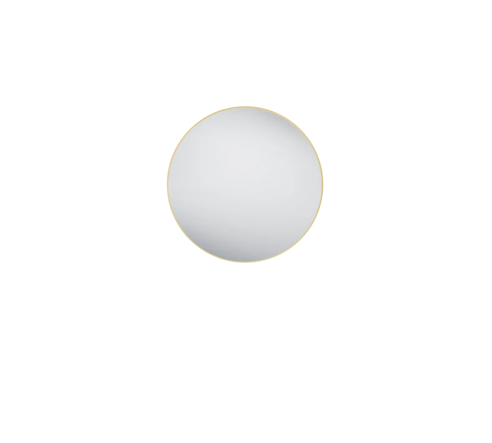Spiegel Girnund Goud 80x80 cm - Afbeelding 2