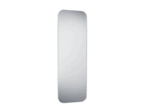Spiegel Prirmol Zilver 50 x 150 cm met slank afgerond design en metalen lijst