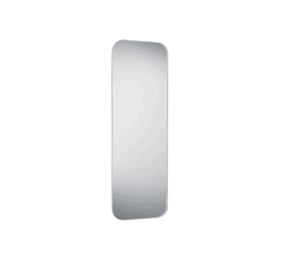 Spiegel Prirmol Zilver 50 x 150 cm met slank afgerond design en metalen lijst