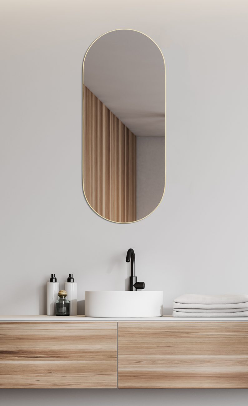 Spiegel Broolvir Goud 70x30 cm - Afbeelding 6