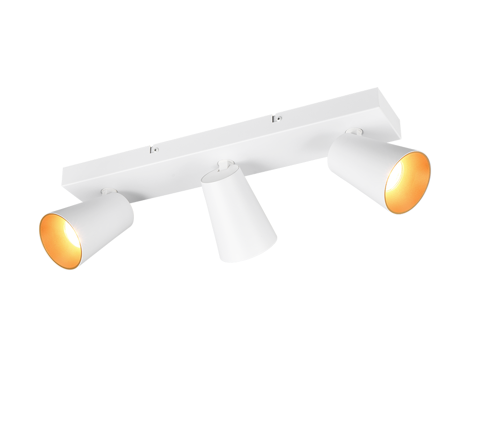 Spot Huntir Mat Wit Ø8 cm - Set van 3