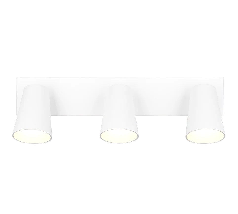 Spot Huntir Mat Wit Ø8 cm - Set van 3 - Afbeelding 4