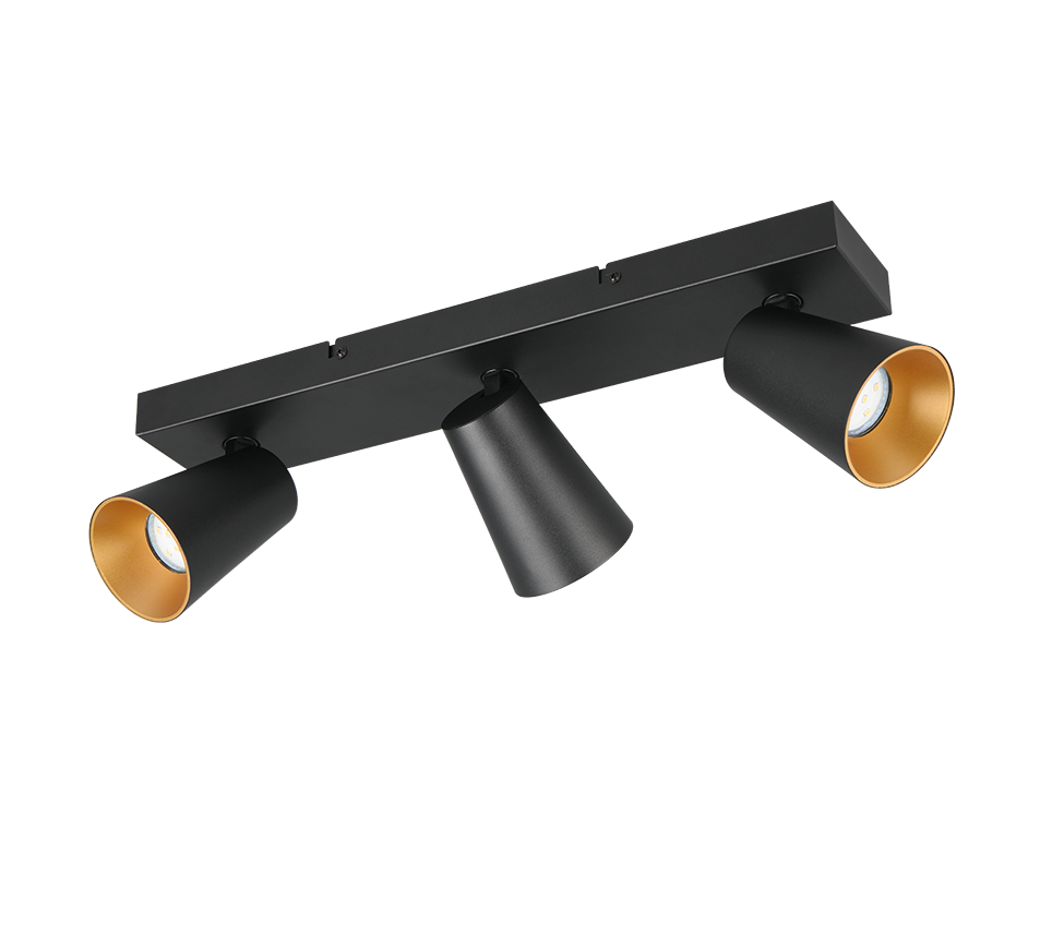Spot Zaultia Mat Zwart Ø8 cm - Set van 3 - Afbeelding 5