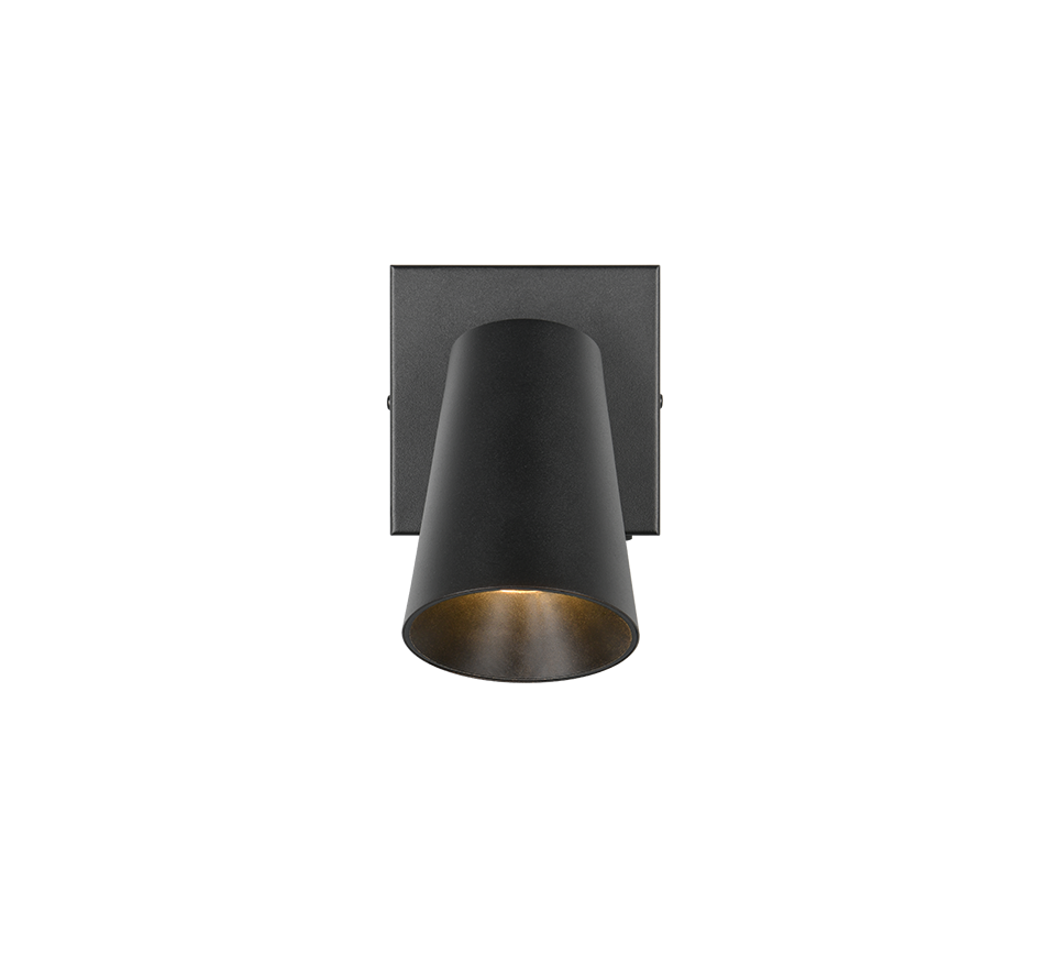 Spot Klarnura Mat Zwart Ø8 cm - Set van 3 - Afbeelding 5