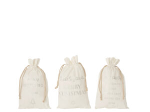 Woonaccessoire Trorril Polyester Wit - Set van 3