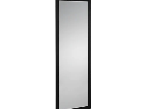 Spiegel Jeirre zwart 50x150 cm met slank metalen frame en royale staande vorm
