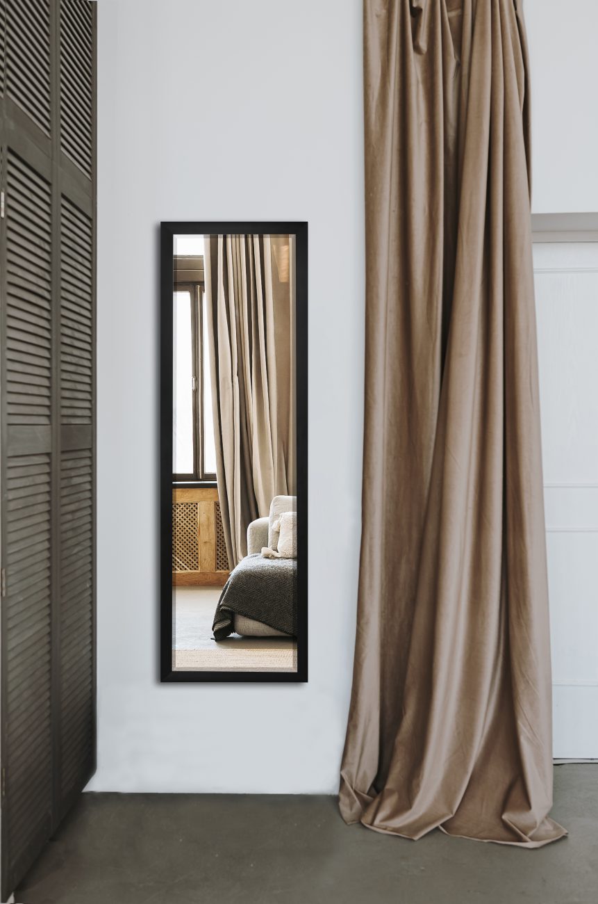 Spiegel Jeirre Zwart 150x50 cm - Afbeelding 7