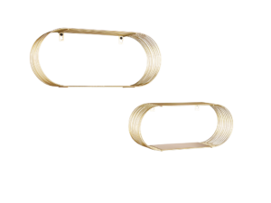 Wandplank Ragnar Metaal 43 cm