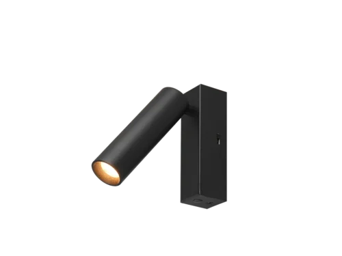 Spot Kleindoro matzwart, moderne verstelbare LED-spot van metaal, set van 3, met gericht licht