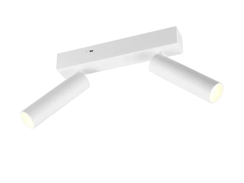 Spot Skiellun Mat Wit set van 3 met verstelbare LED-spots in modern mat wit metaal