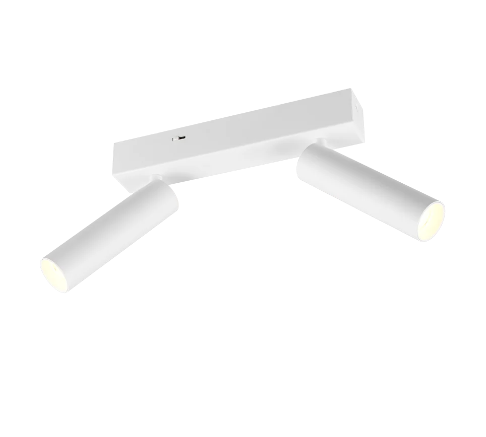 Spot Skiellun Mat Wit set van 3 met verstelbare LED-spots in modern mat wit metaal