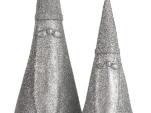Decoratiefiguur Viskella Polyresin Zilver H24 cm