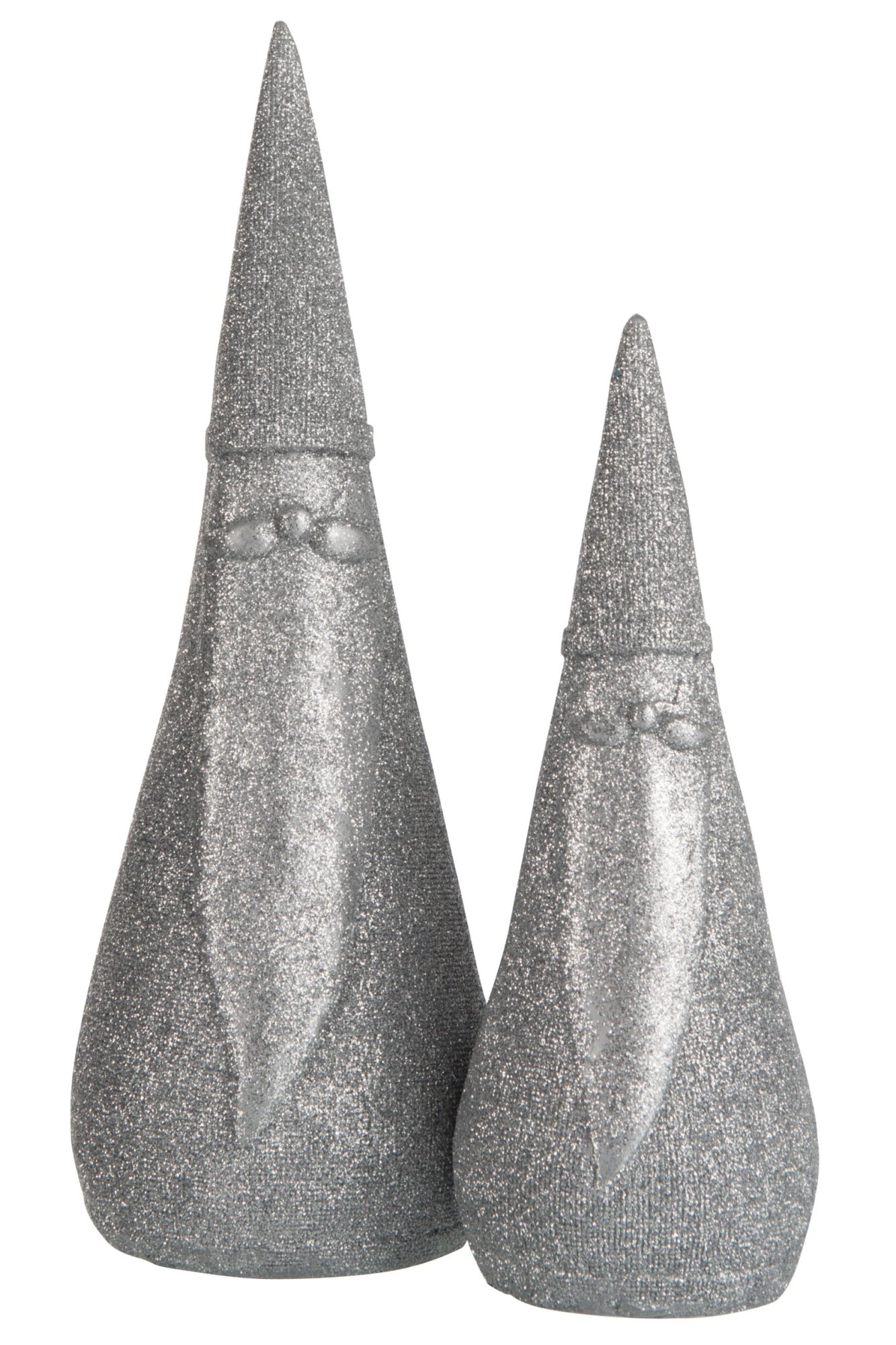 Decoratiefiguur Viskella Polyresin Zilver H24 cm