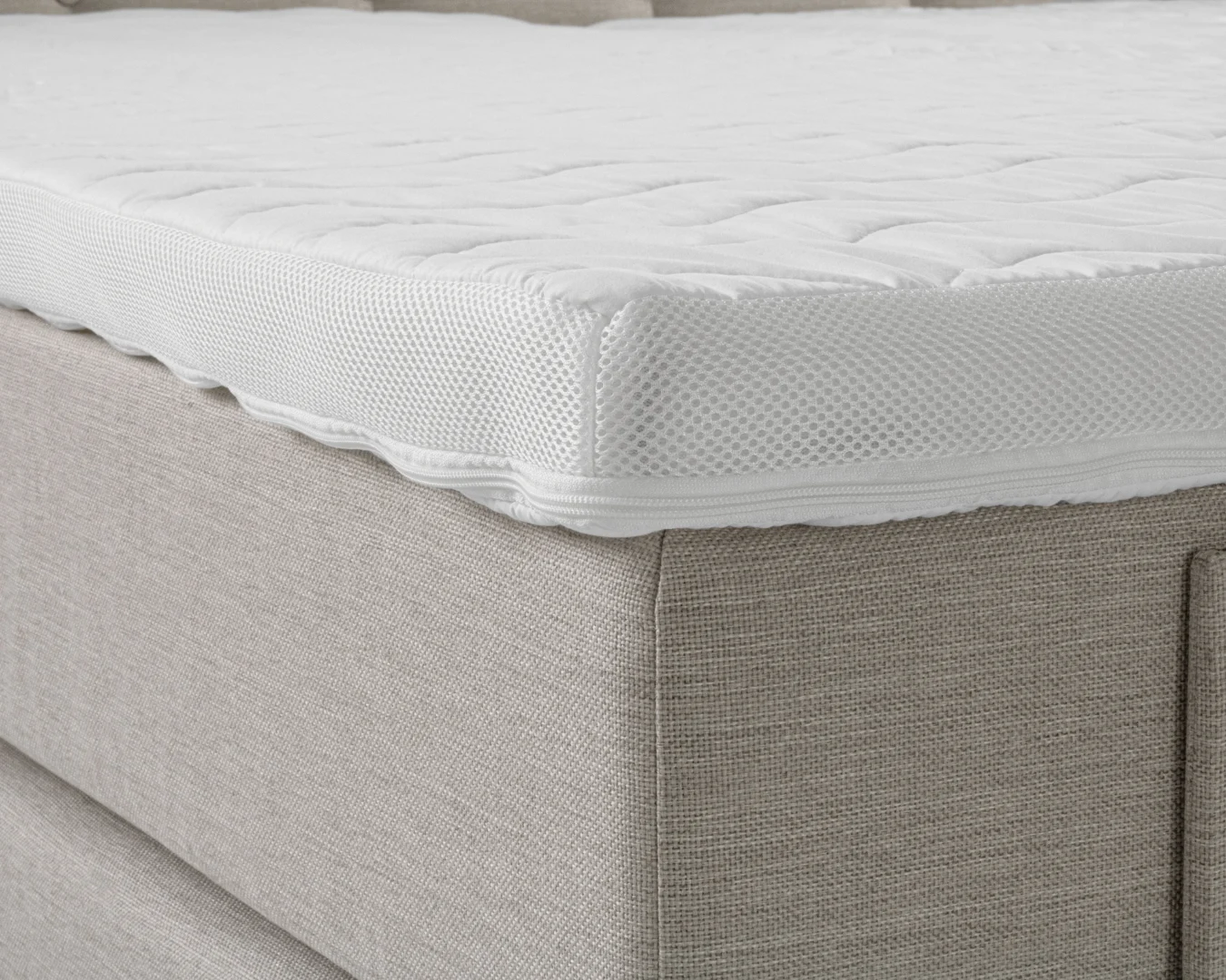 Boxspring Baurmil Beige 180x200 - Afbeelding 12