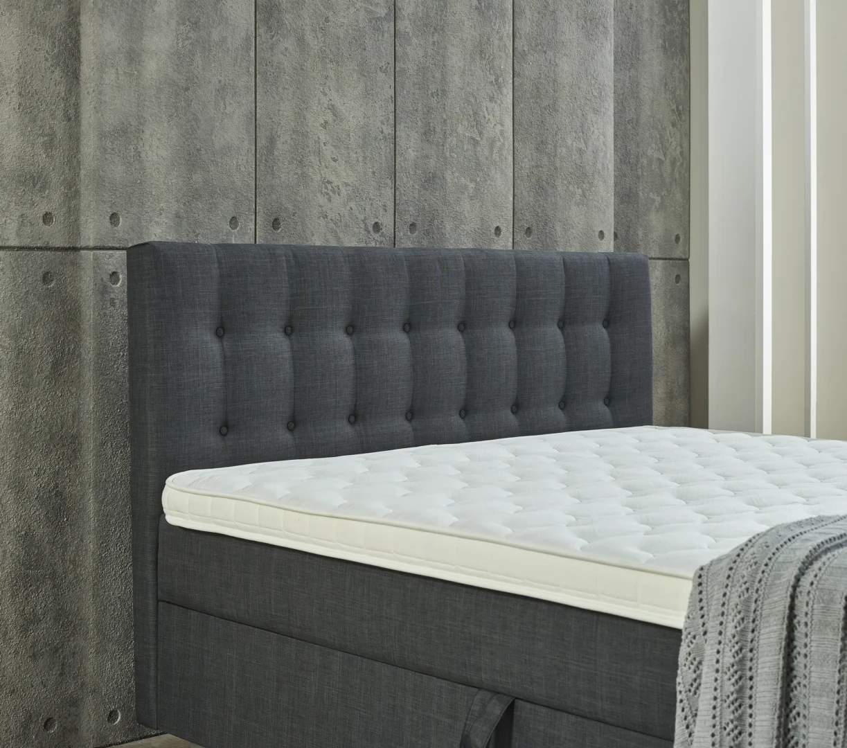 Boxspring Gauntoro Antraciet 180x200 - Afbeelding 5