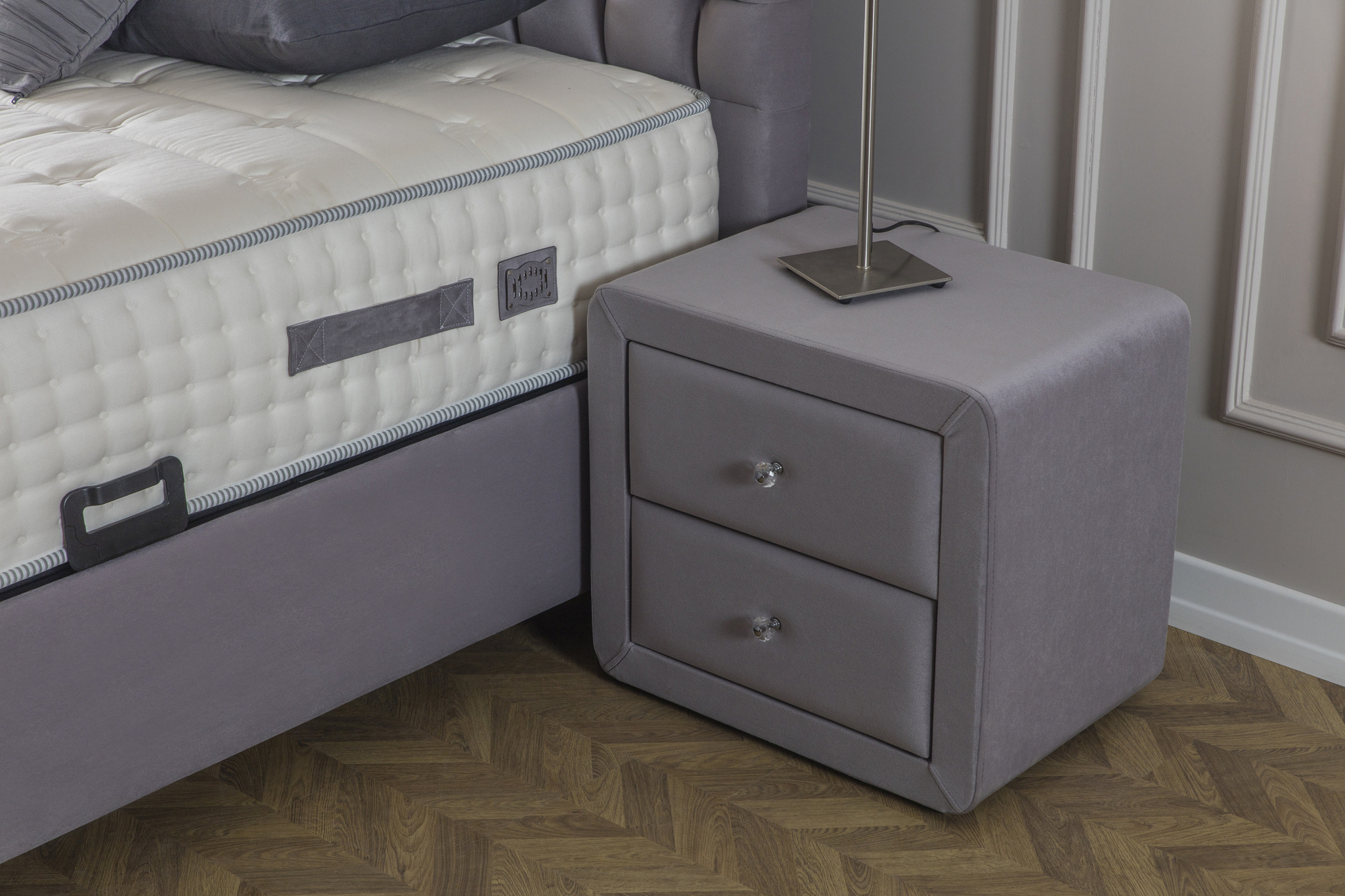 Nachtkastje Foobar Taupe 51 cm