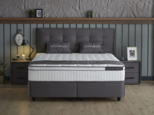 Boxspring Vietund Antraciet 140x200